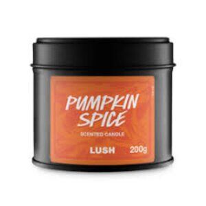 LUSH original Pumpkin Spice Candle, YUM! Great for winter, valentine's day